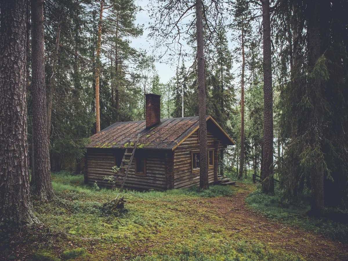 Rental cabin groundskeeping service